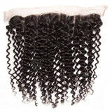 Parksonhair Deep Curly Human Hair 4 Bundles With 13*4 Lace Frontal