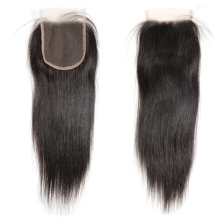 Parksonhair Straight Human Hair 5x5 Lace Closure