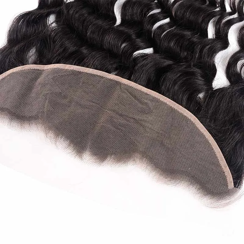 Parksonhair Natural Wave Human Hair 13x4 Lace Frontal