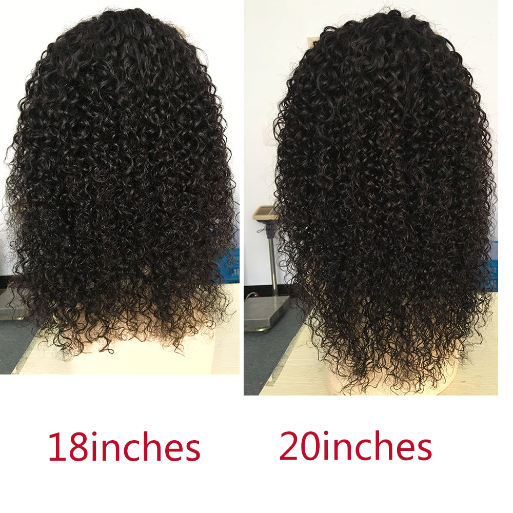 Afro Kinky Curly Short Bob Wigs Human Hair with Bangs