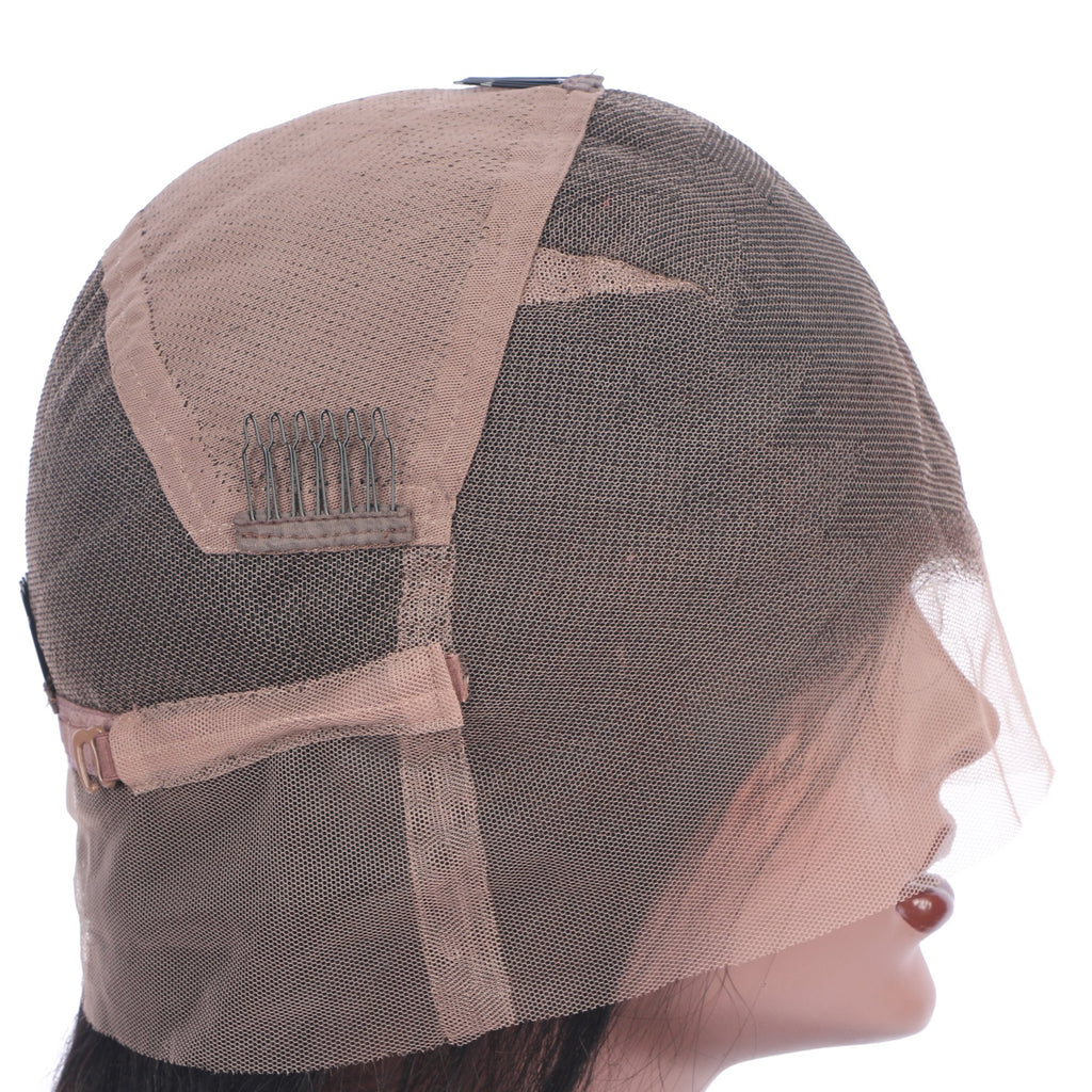 Parksonhair Natural Wave Full Lace Human Hair Wig Natural Color