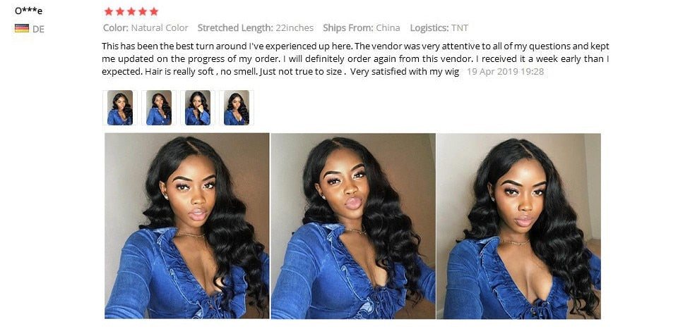 Loose Wave Wig Lace Front Human Hair Wigs Brazilian Human Hair Wigs Remy 360 Lace Frontal Wig Pre-Plucked Closure Wig for Women
