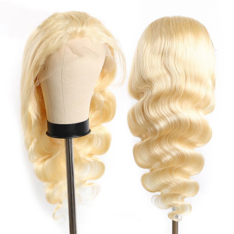 613 Frontal Wig Brazilian Straight Lace Front Human Hair Wigs For Black Women Honey Blonde Body Wave T Part Lace Front