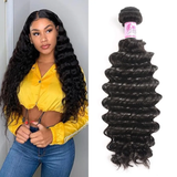 Parksonhair Deep Wave Human Virgin Hair Weave 1Bundles/Pack