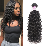 Parksonhair Jerry Curly Human Virgin Hair Weave 1Bundles/Pack