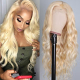 Parksonhair 613 Body Wave Brazilian Human Hair Lace Wigs