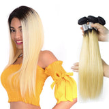 Parksonhair 1B/613 Straight Human Virgin Hair Weave 1Bundles/Pack