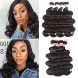 Parksonhair Body Wave Human Virgin Hair Weave 4 Bundles/Pack