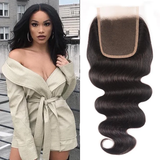 Parksonhair Body Wave Human Hair 4x4 Lace Closure