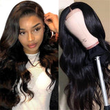 Parksonhair Full Lace Human Hair Wig Body Wave Natural Color