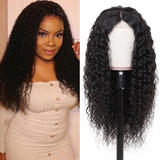 Parksonhair Kinky Curly Lace Front Wigs Brazilian Human Hair Natural Color