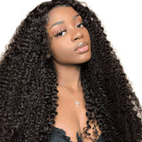 Kinky Curly Wigs For Women Lace Frontal Curly Lace Closure Wig 180% Density Curly Lace Front Human Hair Wigs