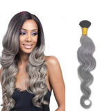 Parksonhair 1B/Grey Body Wave Human Virgin Hair Weave 3 Bundles/Pack