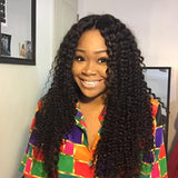 Parksonhair Kinky Curly Human Hair 13x6 Lace Frontal