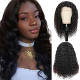 Parksonhair Loose Wave Lace Front Wigs Brazilian Human Hair Natural Color