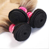 Parksonhair 1B/613 Body Wave Human Virgin Hair Weave 4 Bundles/Pack