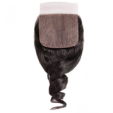 Parksonhair Loose Wave Human Hair 5x5 Lace Closure