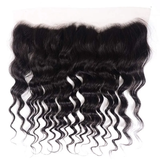 Parksonhair Natural Wave Human Hair 13x4 Lace Frontal