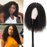 Parksonhair Kinky Curly Lace Front Wigs Brazilian Human Hair Natural Color