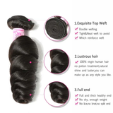 Parksonhair Loose Wave Human Virgin Hair Weave 1Bundles/Pack