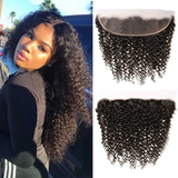 Parksonhair Jerry Curly Human Hair 4 Bundles With 13*4 Lace Frontal