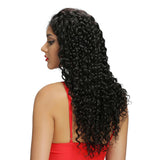 Parksonhair Full Lace Human Hair Wig Deep Curly Natural Color