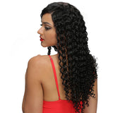 Parksonhair Full Lace Human Hair Wig Deep Curly Natural Color