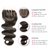 Parksonhair Body Wave Human Hair 4x4 Lace Closure