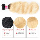 Parksonhair 1B/613 Body Wave Human Virgin Hair Weave 1Bundles/Pack