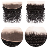 Parksonhair Deep Wave Human Hair 4 Bundles With 13*4 Lace Frontal