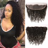 Parksonhair Jerry Curly Human Hair 3 Bundles With 13*4 Lace Frontal