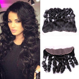 Parksonhair Loose Wave Human Hair 13x6 Lace Frontal