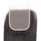 Parksonhair Straight Human Hair 4x4 Lace Closure