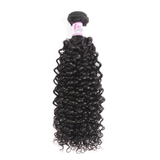 Parksonhair Jerry Curly Human Virgin Hair Weave 1Bundles/Pack