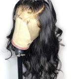 Parksonhair Full Lace Human Hair Wig Body Wave Natural Color