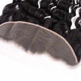 Parksonhair Natural Wave Human Hair 13x4 Lace Frontal