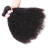 Parksonhair Kinky Curly Human Virgin Hair Weave 4 Bundles/Pack