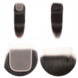 Parksonhair Straight Human Hair 7x7 Lace Closure