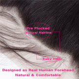 Parksonhair HD Swiss Lace Frontals 13¡Á4 Lace Frontal Straight