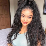 Parksonhair Natural Wave Lace Front Wigs Brazilian Human Hair Natural Color