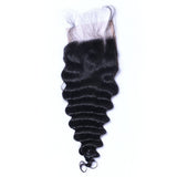 Parksonhair Deep Wave Human Hair 5x5 Lace Closure