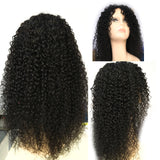 Afro Kinky Curly Short Bob Wigs Human Hair with Bangs