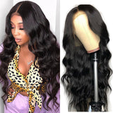 Parksonhair Swiss 5x5 Closure Wig Human Hair Lace Closure Wig Body Wave Natural Color