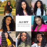 13x6 Loose Deep Wave Lace Front Wig For Women 4*4 Lace closure wigs Brazilian loose wave Lace Front Wigs