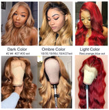 Highlight Lace Front Wig Human Hair Brazilian Body Wave Wig Highlight 13x4 Lace Front Wigs Honey Blonde Ombre Lace Front Wig Remy