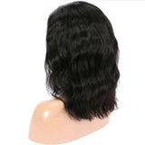 Body Wave Short Bob Lace Front Human Hair Wigs Remy Peruvian Hair 150% Density 13X4 Lace Front Wigs For Black Women