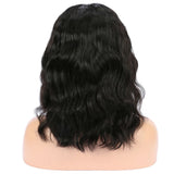 Body Wave Short Bob Lace Front Human Hair Wigs Remy Peruvian Hair 150% Density 13X4 Lace Front Wigs For Black Women