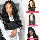 Loose Wave Wig Lace Front Human Hair Wigs Brazilian Human Hair Wigs Remy 360 Lace Frontal Wig Pre-Plucked Closure Wig for Women