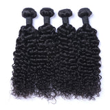 Parksonhair Deep Curly Human Virgin Hair Weave 4 Bundles/Pack