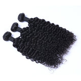 Parksonhair Deep Curly Human Virgin Hair Weave 3Bundles/Pack